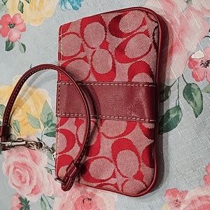 Coach wristlet